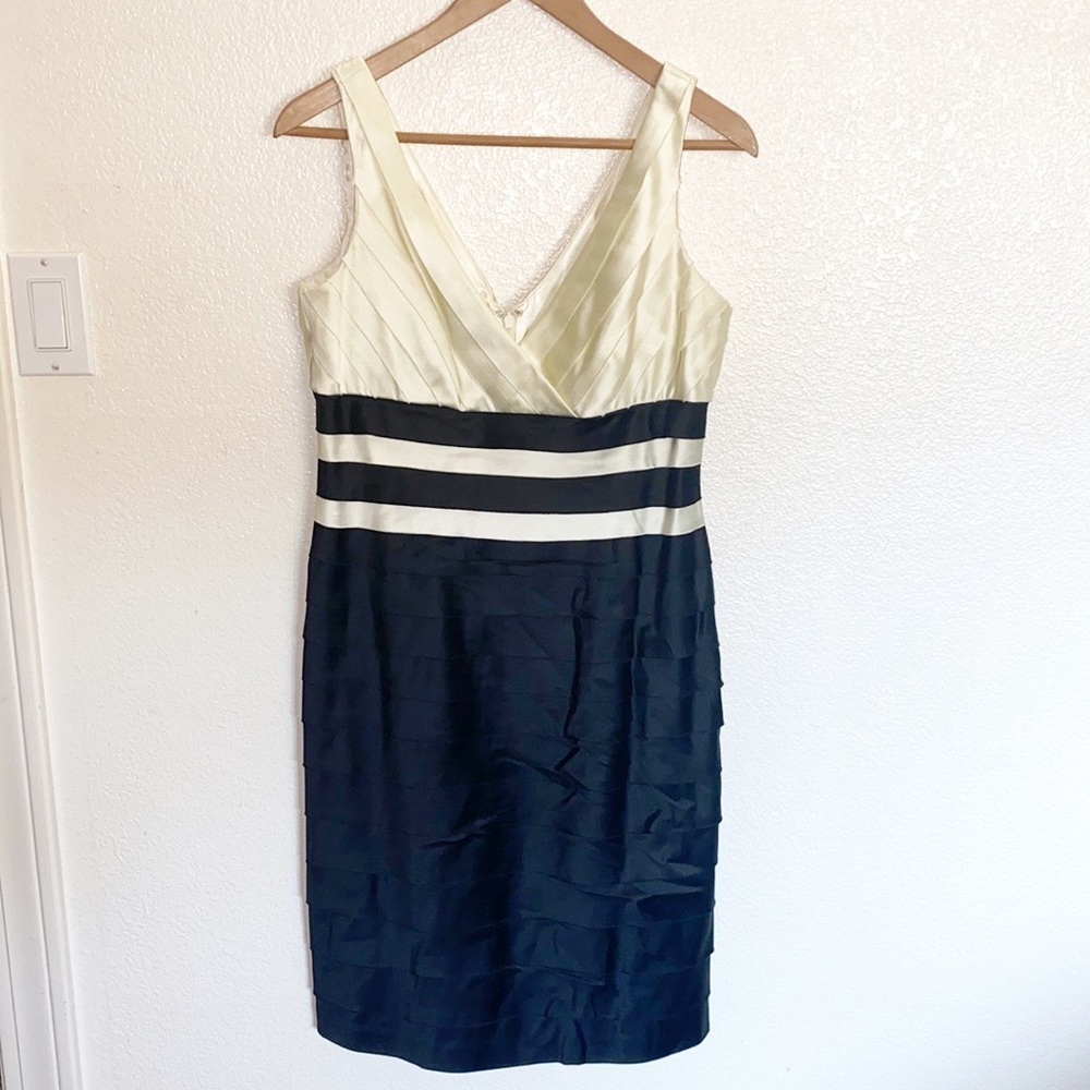 Jones New York Sleeveless Cocktail Fitted Dress